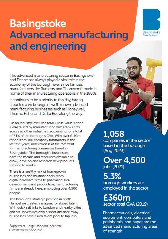 Advanced Manufacturing and Engineering front page